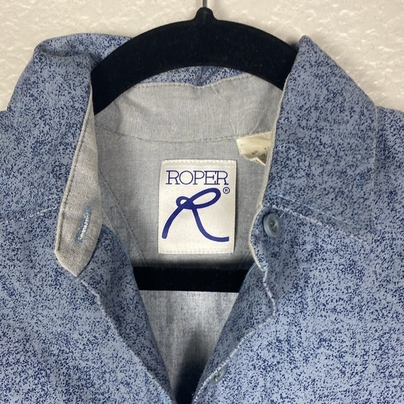 Vintage roper printed button down - Picture 3 of 5